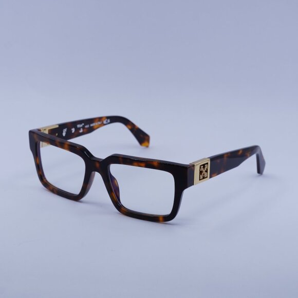 Off-White OERJ015 STYLE 15 6000 Eyeglasses Havana 54mm Square Frame - Picture 1 of 10